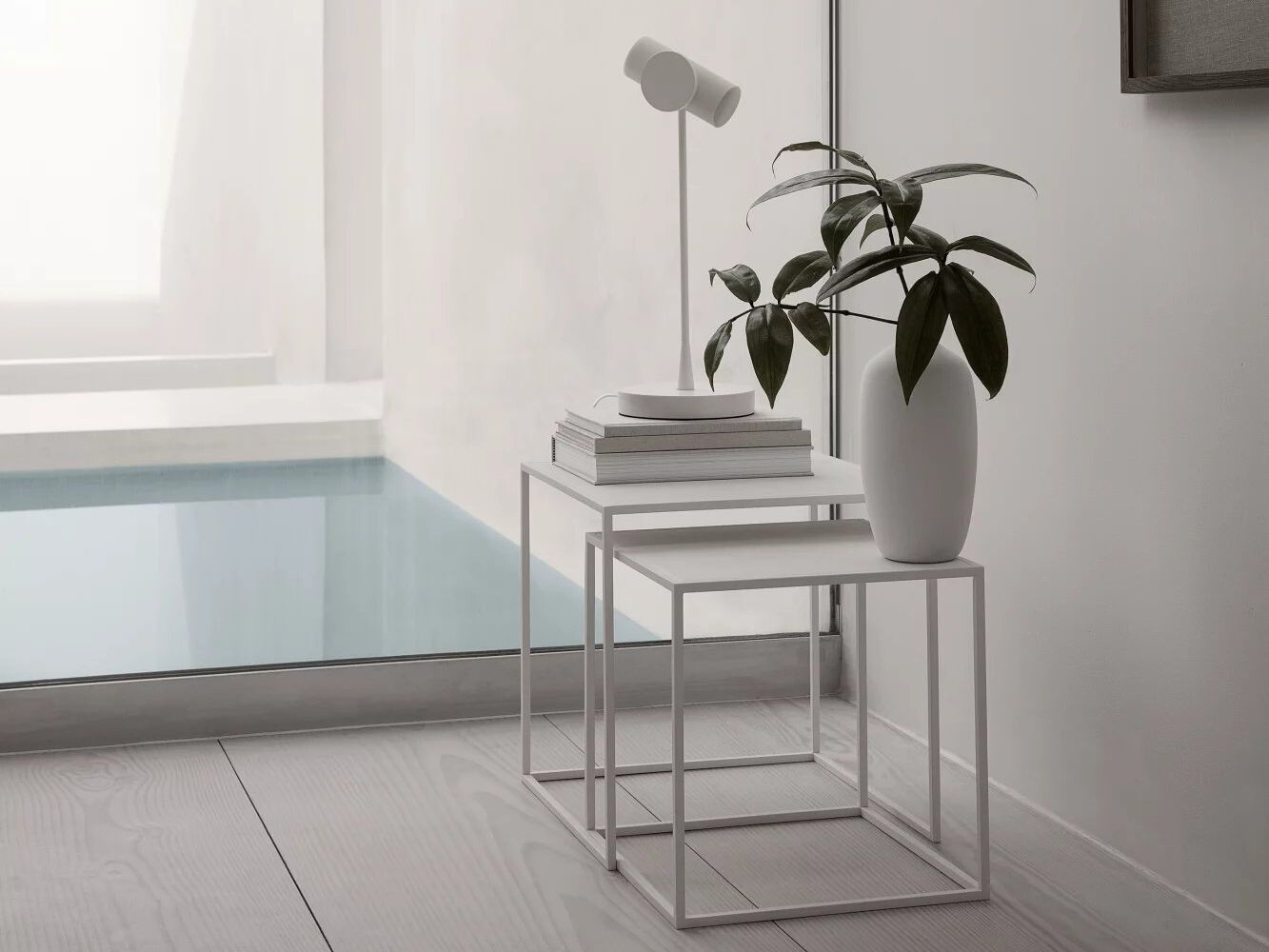 Квадратный стальной журнальный столик с порошковым покрытием blomus Fera ARCH-00152521 - Вид №5