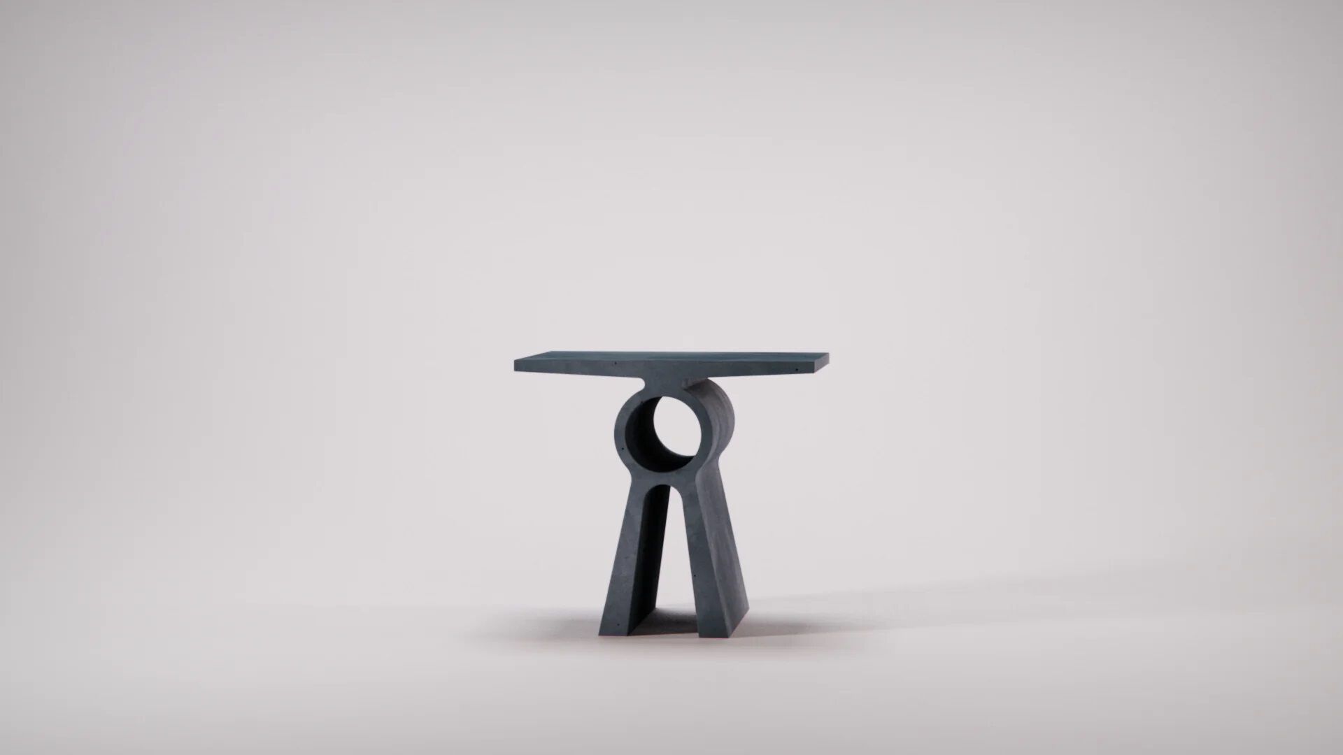 Прямоугольный бетонный журнальный столик Forma&Cemento Abecedario ARCH-00125063 - Вид №7