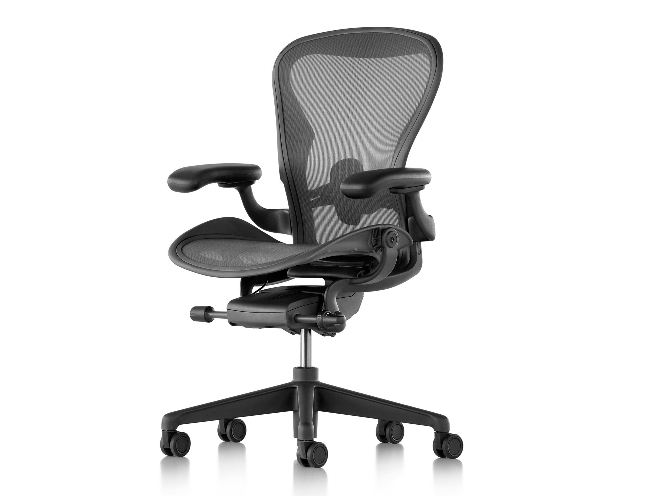5-спицевое вращающееся офисное кресло с колесами Herman Miller Aeron ARCH-00152986