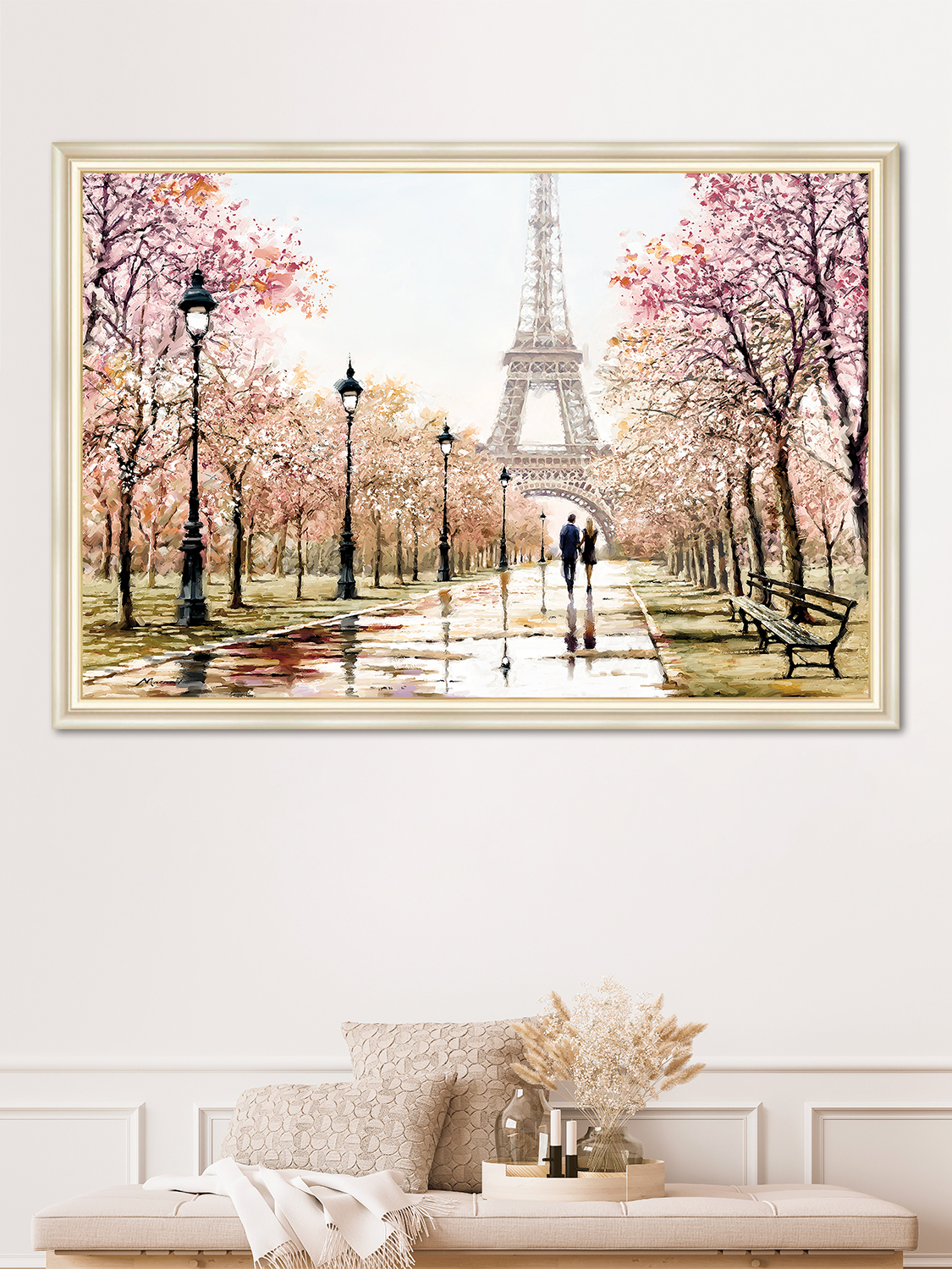 91077044 Картина в раме для интерьера "Весенний Париж" 70х100 см STLM-0471904 GRAFIS-ART