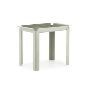 Металлический столик Box большой 47.5х60х33 см, цементно-серый