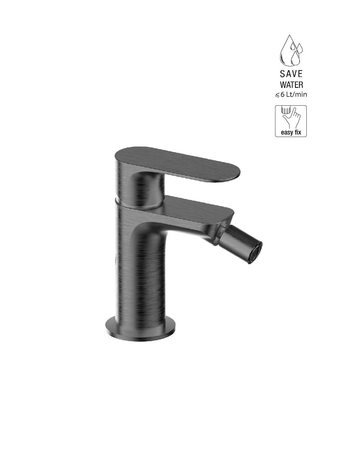 Смеситель для биде без слива с ограничителем расхода Rubinetterie Frattini Lea ARCH-00143176 - Вид №14