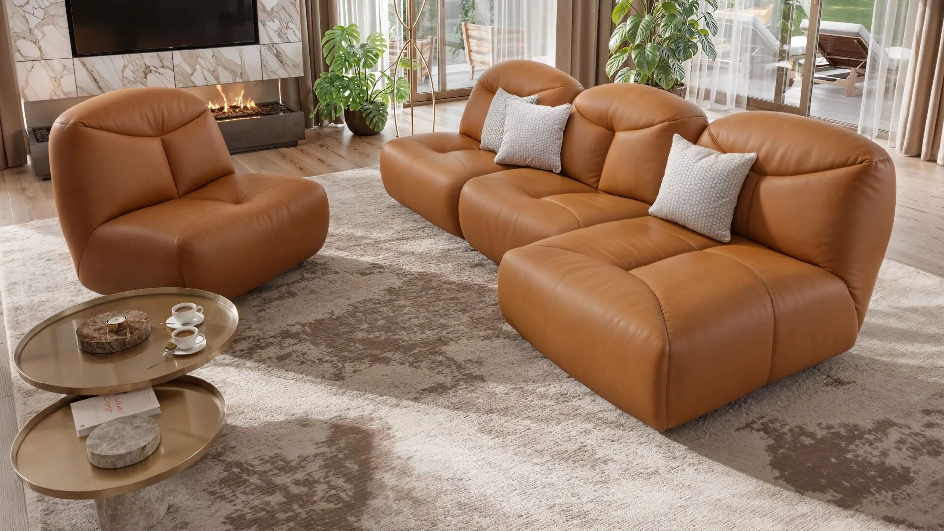 Кожаное кресло Sofanella Molise ARCH-00038228 - Вид №5