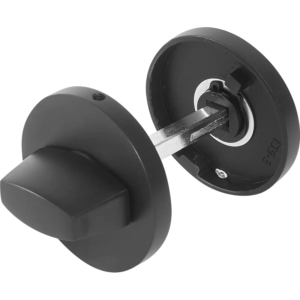 PUNTO Ручка поворотная для межкомнатных дверей BK6.R.RS52 черная матовая 85282364 STLM-0060774 - Вид №2