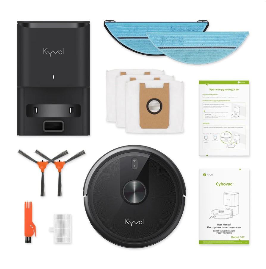 9016732 Робот-пылесос Kyvol S32 черный STDN-0016803 - Вид №4