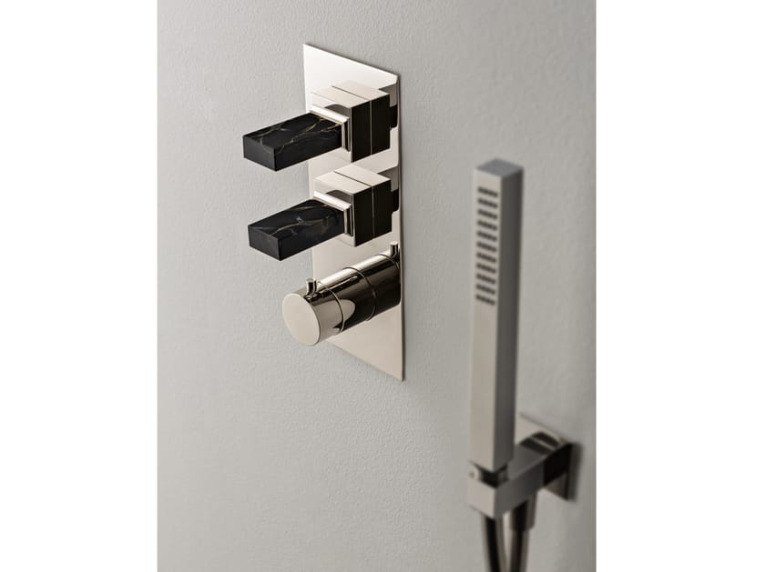 Латунный утопленный смеситель для душа с ручным душем Rubinetterie Treemme ARCH-00116997