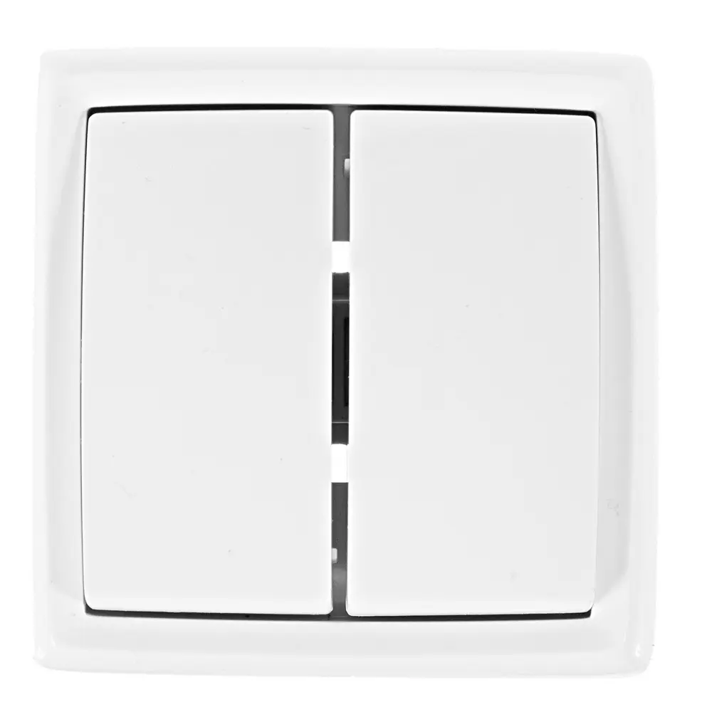 Выключатель Reone 2 клавиши цвет серый STLM-2106103 - Вид №1