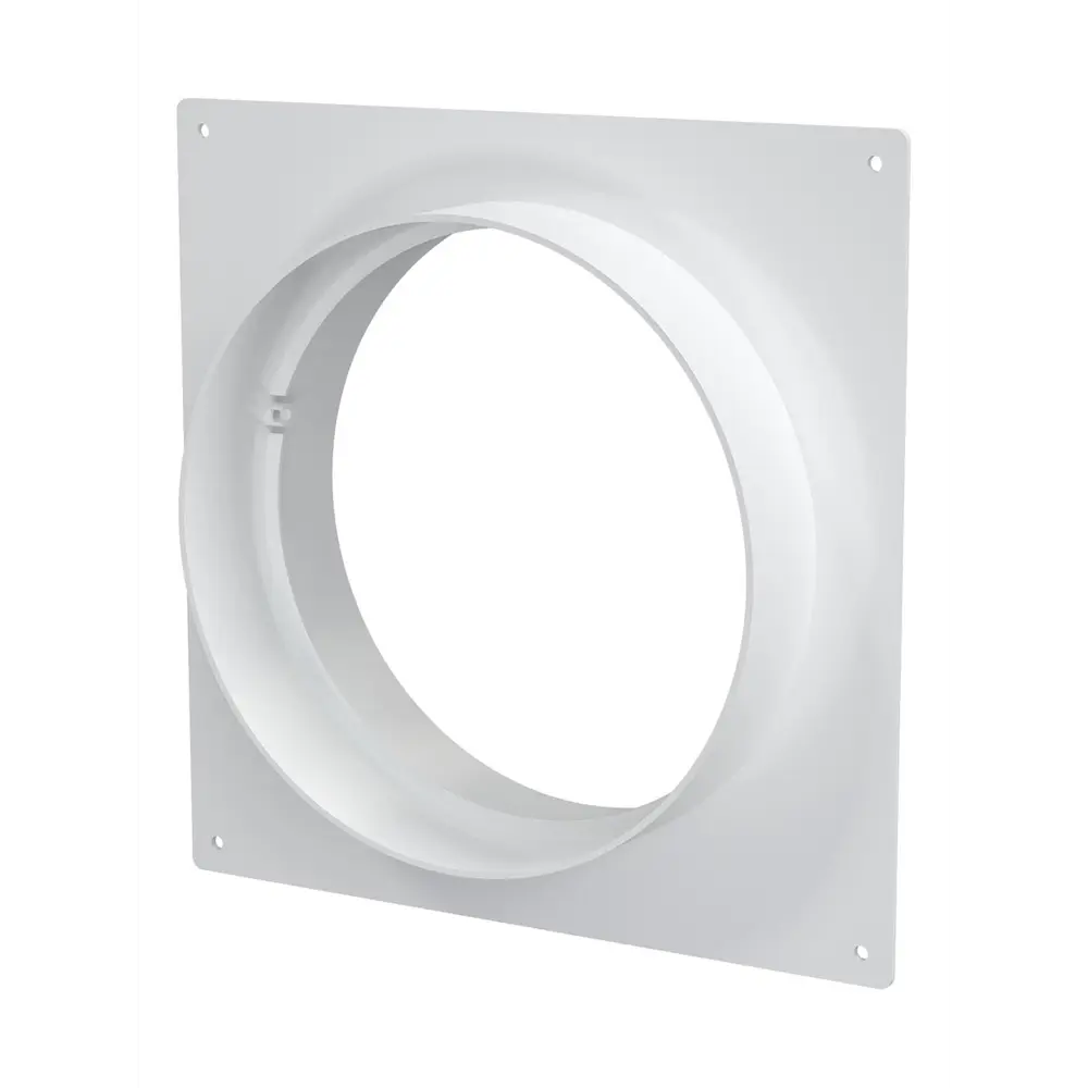 Пластина настенная с соединителем для круглых воздуховодов Fonet D150 мм пластик STLM-2105769