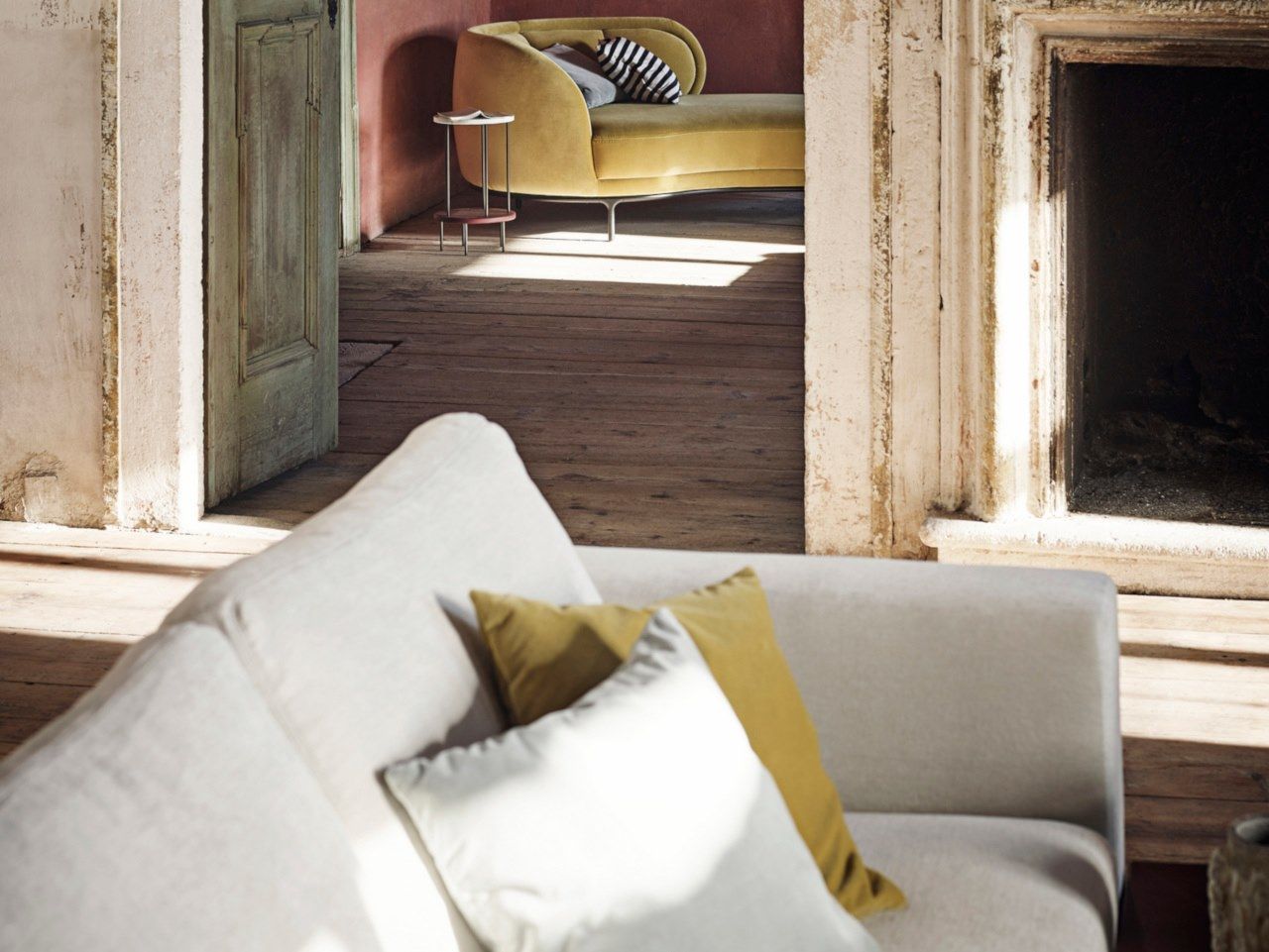 Модульный тканевый диван с полуостровом Wittmann CAMIN REVISITED ARCH-00118798 - Вид №4