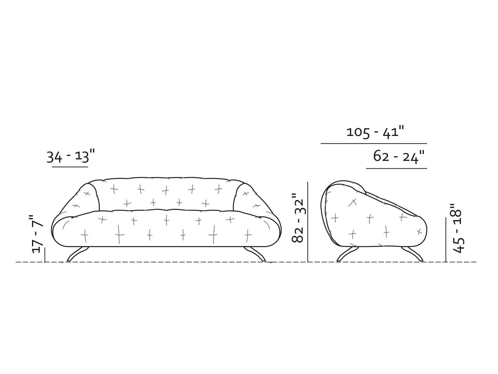 Бархатный диван Max Divani Globo ARCH-00064754 - Вид №9
