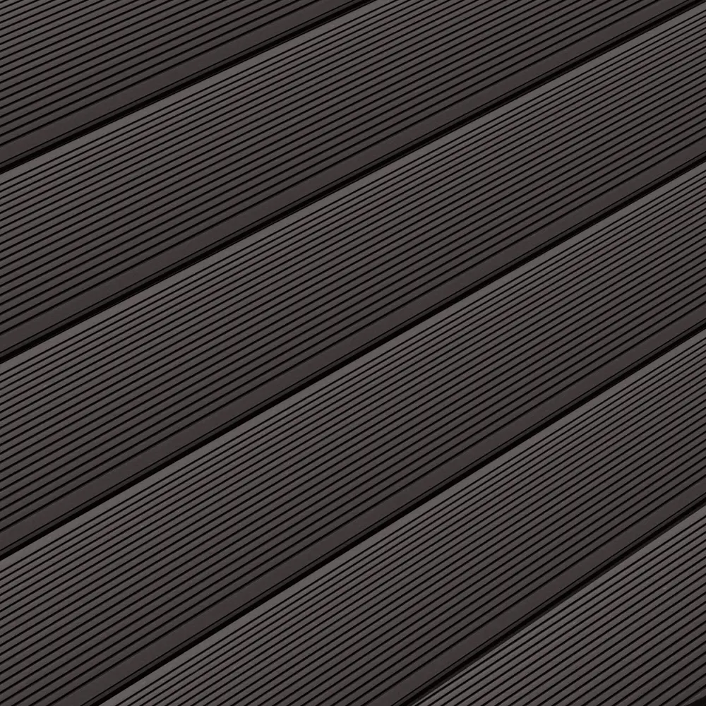 Террасная доска ДПК T-Decks цвет Венге 4000x150x25 мм двусторонний вельвет 0.6 м² STLM-2020840 - Вид №8