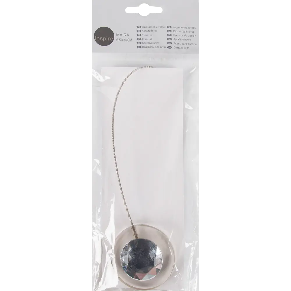 Подхват магнитный Maira Inspire 55x36 см металл цвет золотой STLM-2049287 - Вид №1