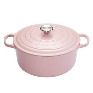 Кастрюля чугунная Le Creuset, Ø20 см, розовая