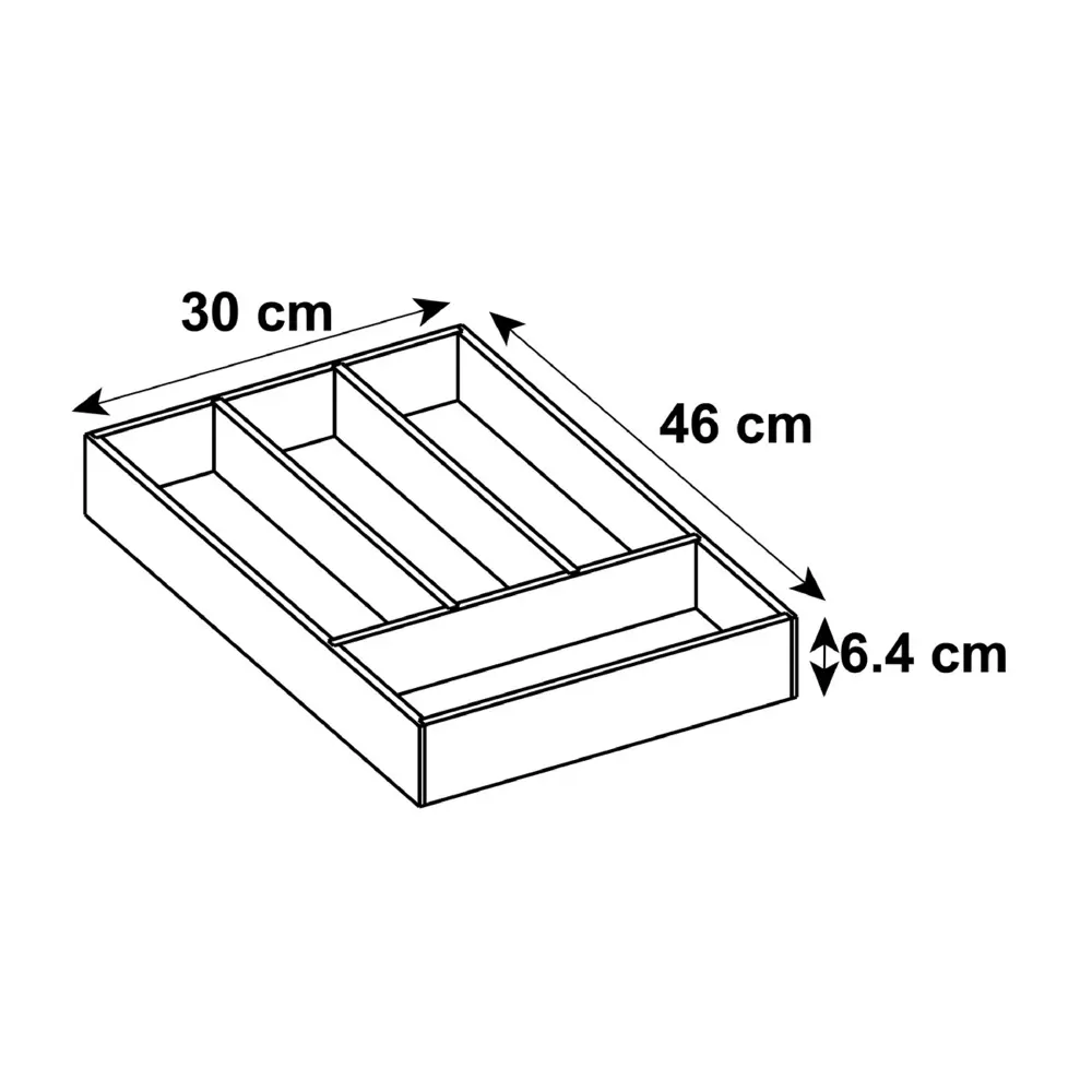 Лоток для столовых приборов Delinia 29.4x6.4x44.6 см бамбук цвет жёлтый STLM-2116432 - Вид №6