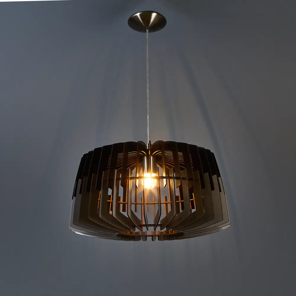 Светильник подвесной Artana под лампу темное стекло Eglo STLM-2129517