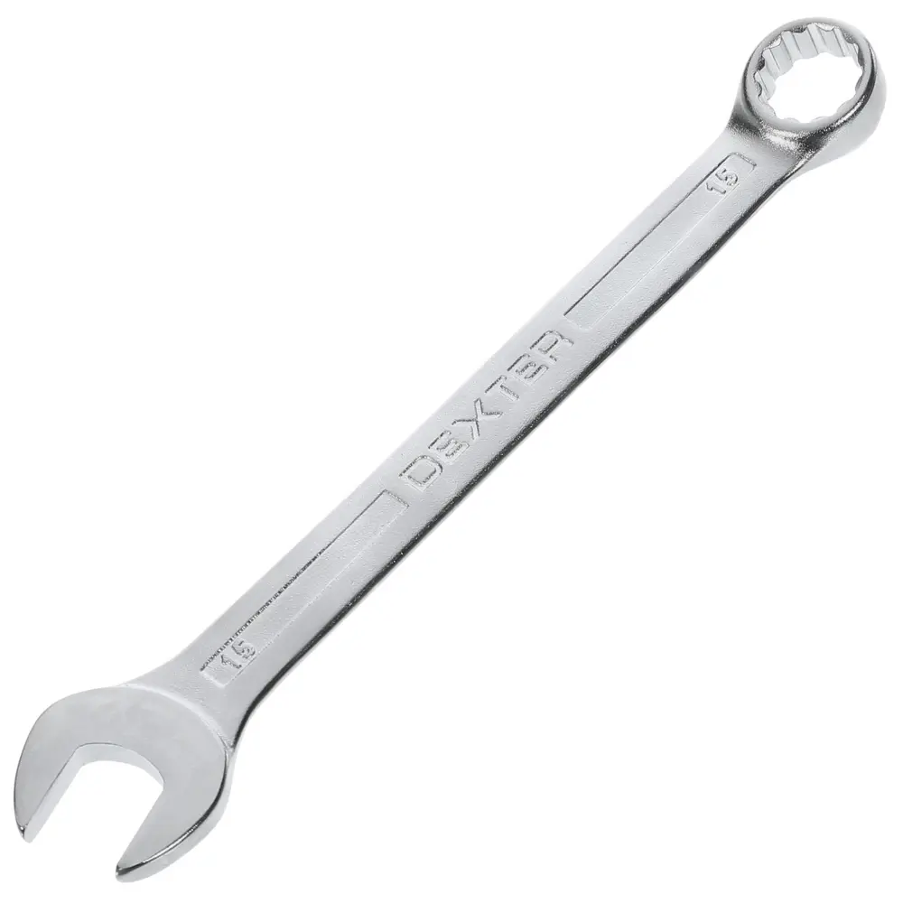 Ключ комбинированный Dexter 15 мм CR-V STLM-2098313