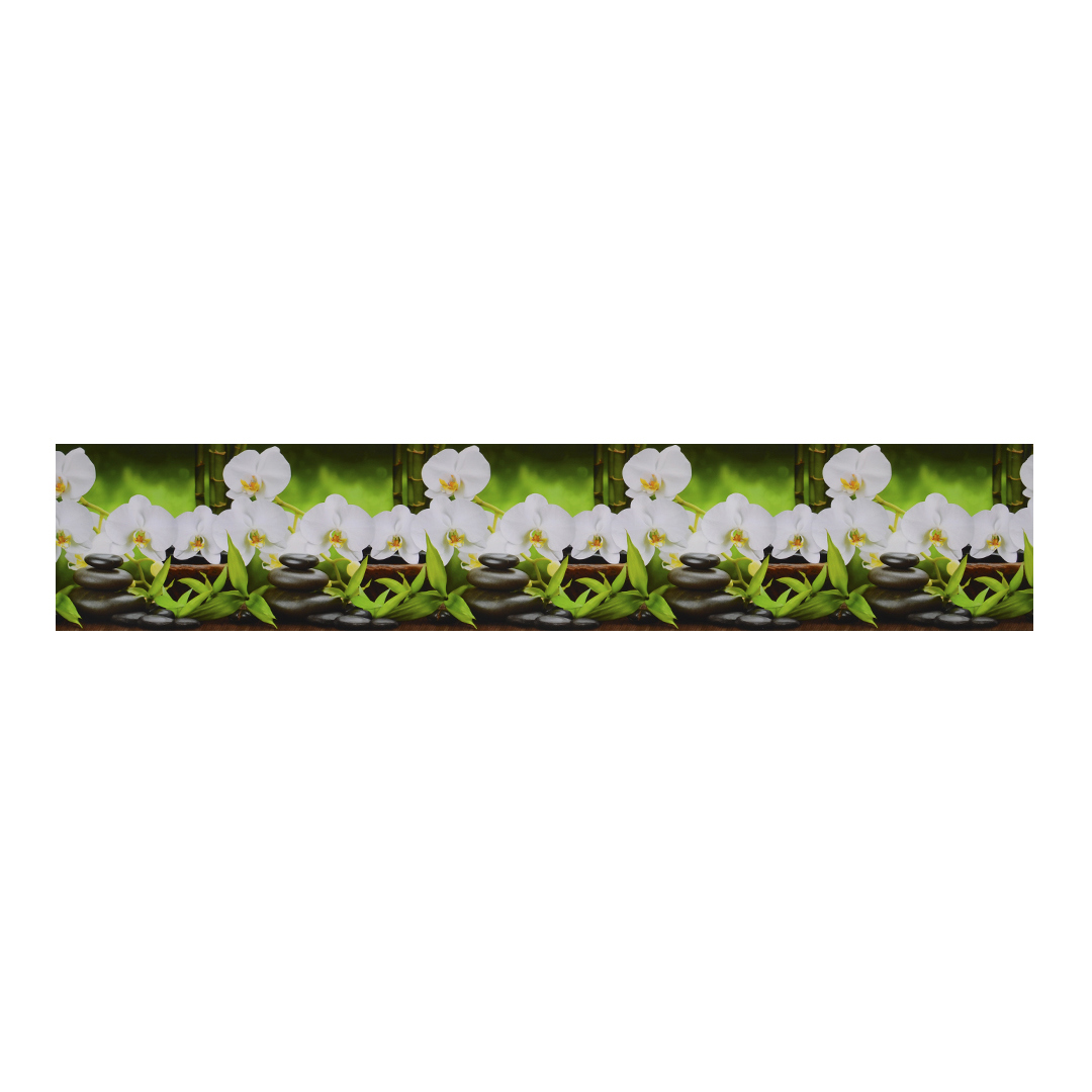 91038341 Декоративная кухонная панель Белая орхидея 300x60x0.15 см АБС-пластик цвет разноцветный STLM-0452494 ЮГPLASTМАРКЕТ