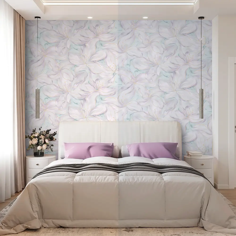 Обои флизелиновые Wallsecret Blanche мятные 1.06 м 8935-27 STLM-2197661 - Вид №7