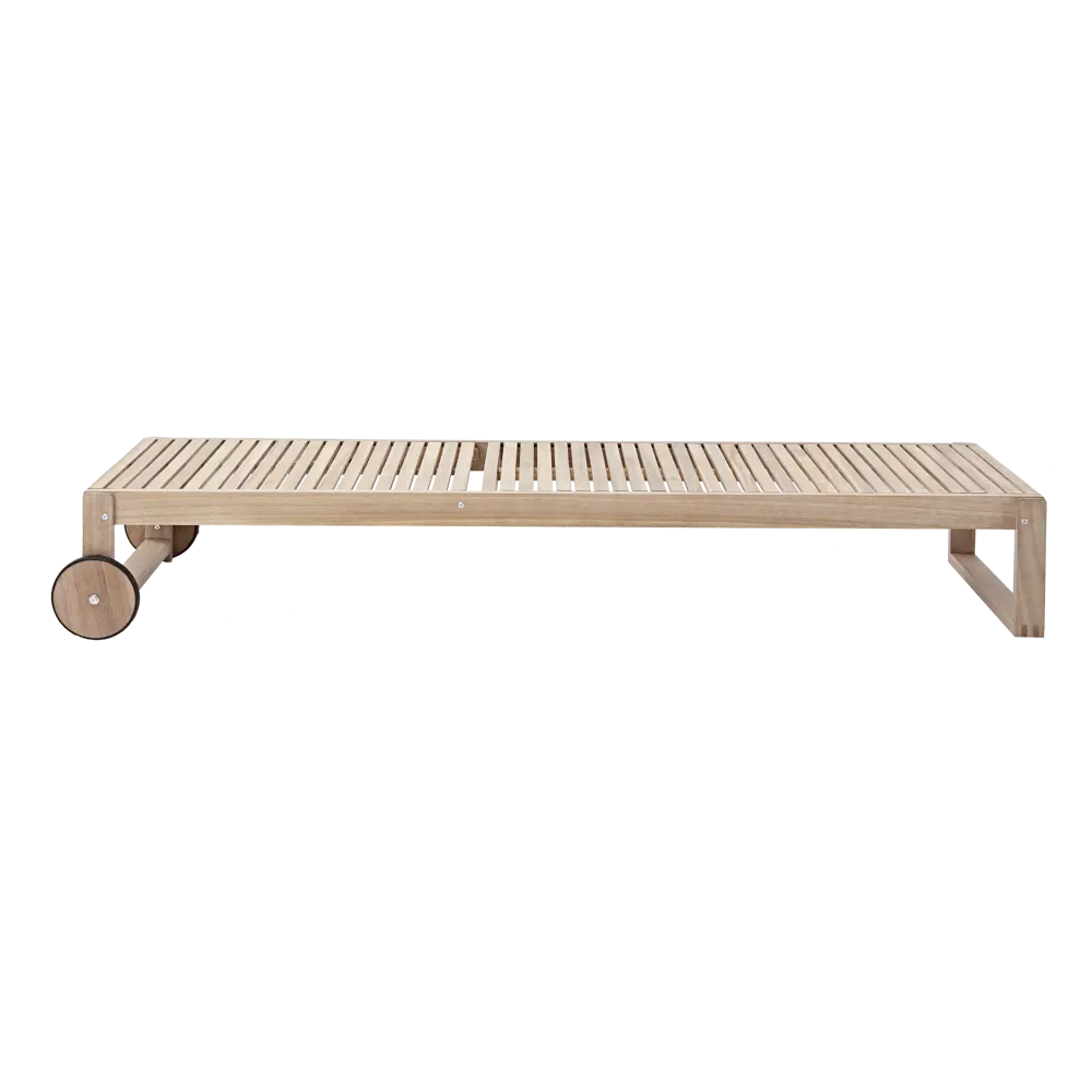 Шезлонг Naterial Solaris 196.5x71x30 см цвет бежевый STLM-2180647 - Вид №4