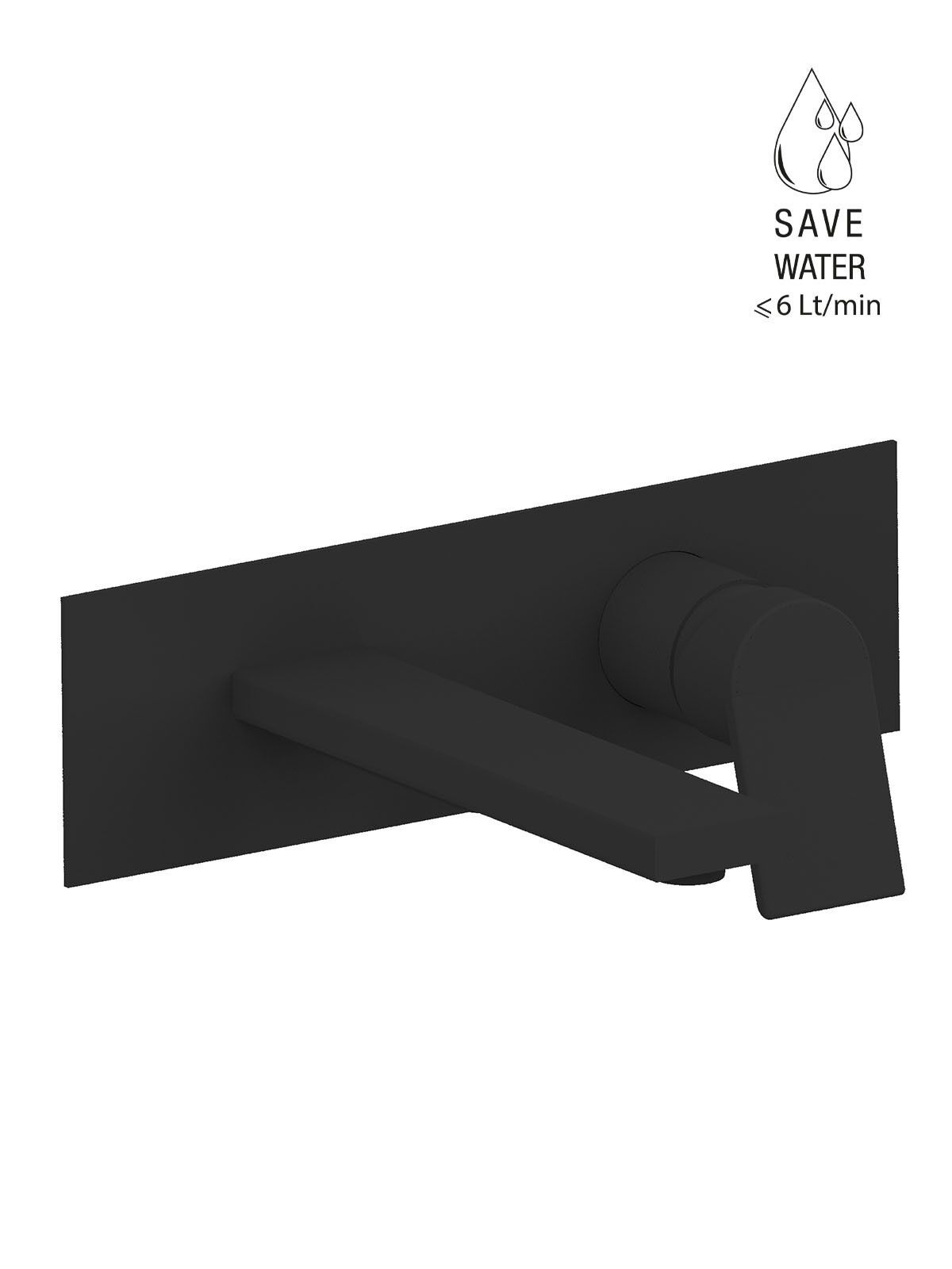 Настенный однорычажный смеситель для раковины без слива Rubinetterie Frattini Gintonic ARCH-00069603 - Вид №9