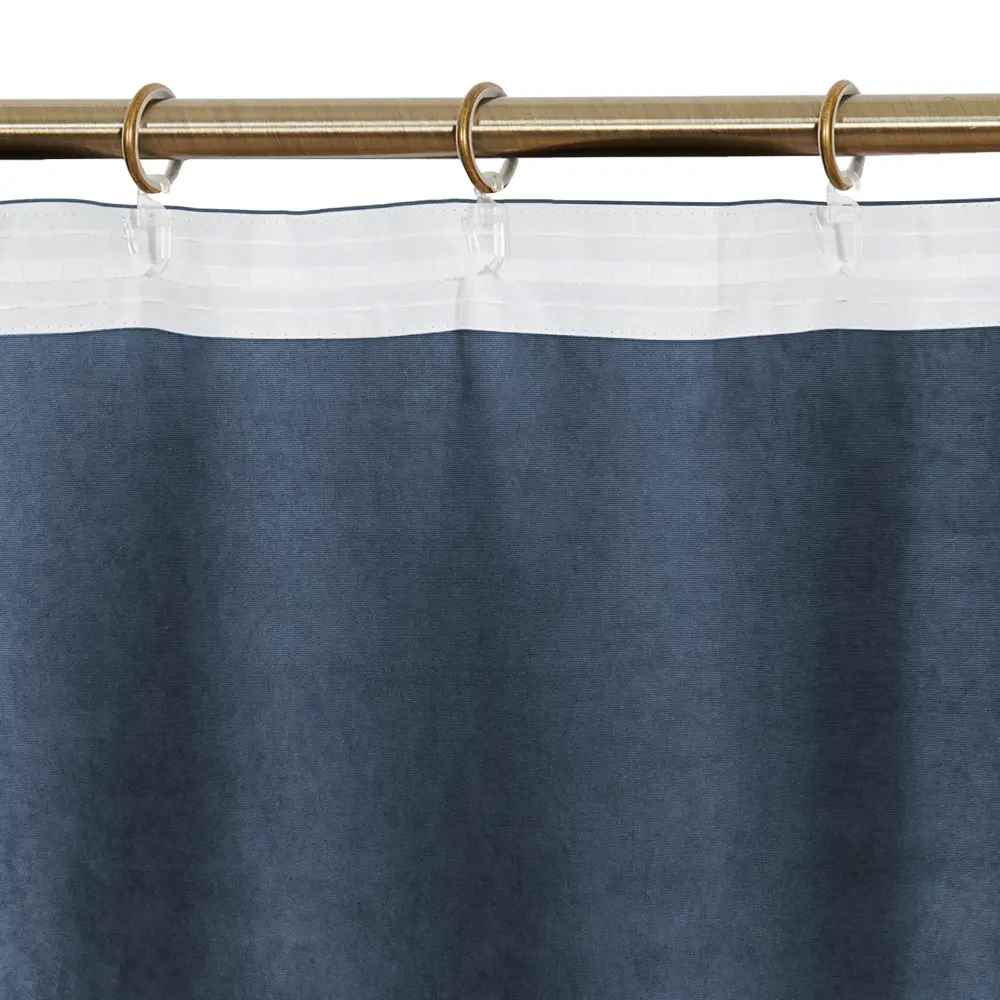 Штора на ленте «Рим» 200x310 см цвет серый/синий MIAMOZA STLM-2004031 - Вид №3