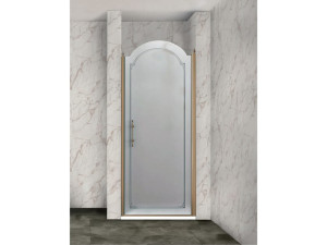 Хрустальная ниша душевая кабина с распашной дверью