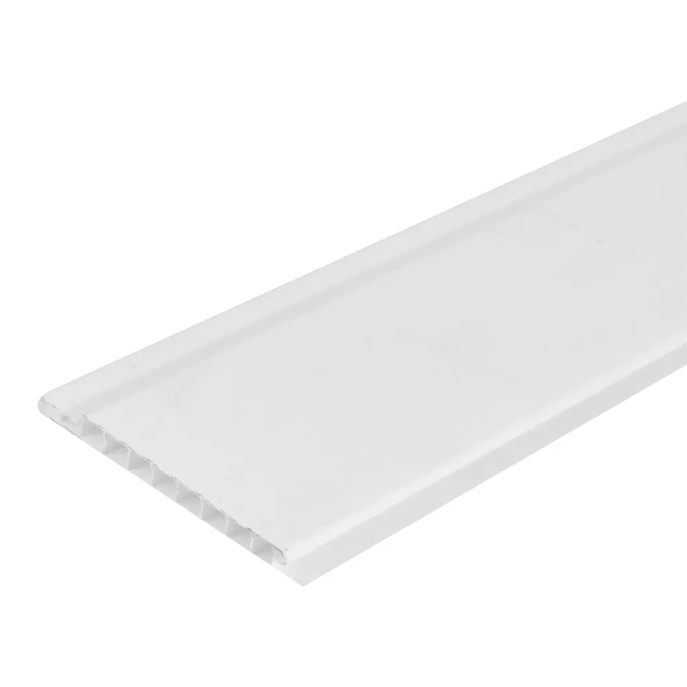 Панель ПВХ 10x100x3000 мм, цвет белый Santreyd STLM-2148715