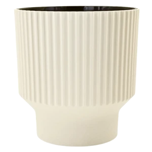Кашпо Evergreen Design Аркада 28x30x30 см v16.2 л пластик ванильный