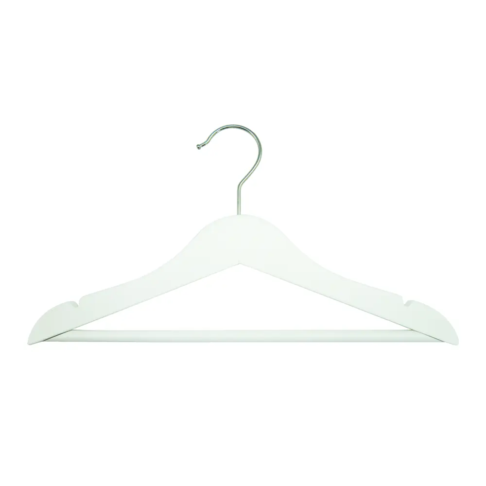 Плечики для одежды детские KONSENSA  30.5 см дерево цвет белый Плечики детские STLM-2102477 - Вид №1