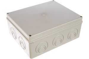 15516434 Распаячная коробка с крышкой ОП 240х195х90мм, IP55, кабельные ввода d28-3 шт, d37-2 шт SQ1401-1272 TDM