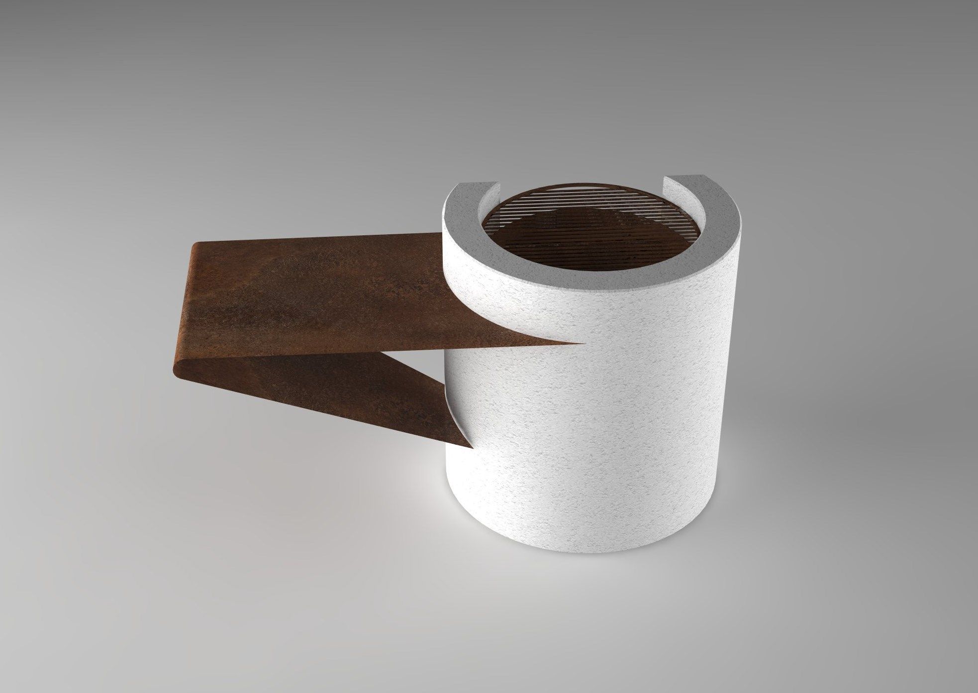 Реконструированный каменный барбекю Viscio Urban Design CILINDRO ARCH-00141765 - Вид №3