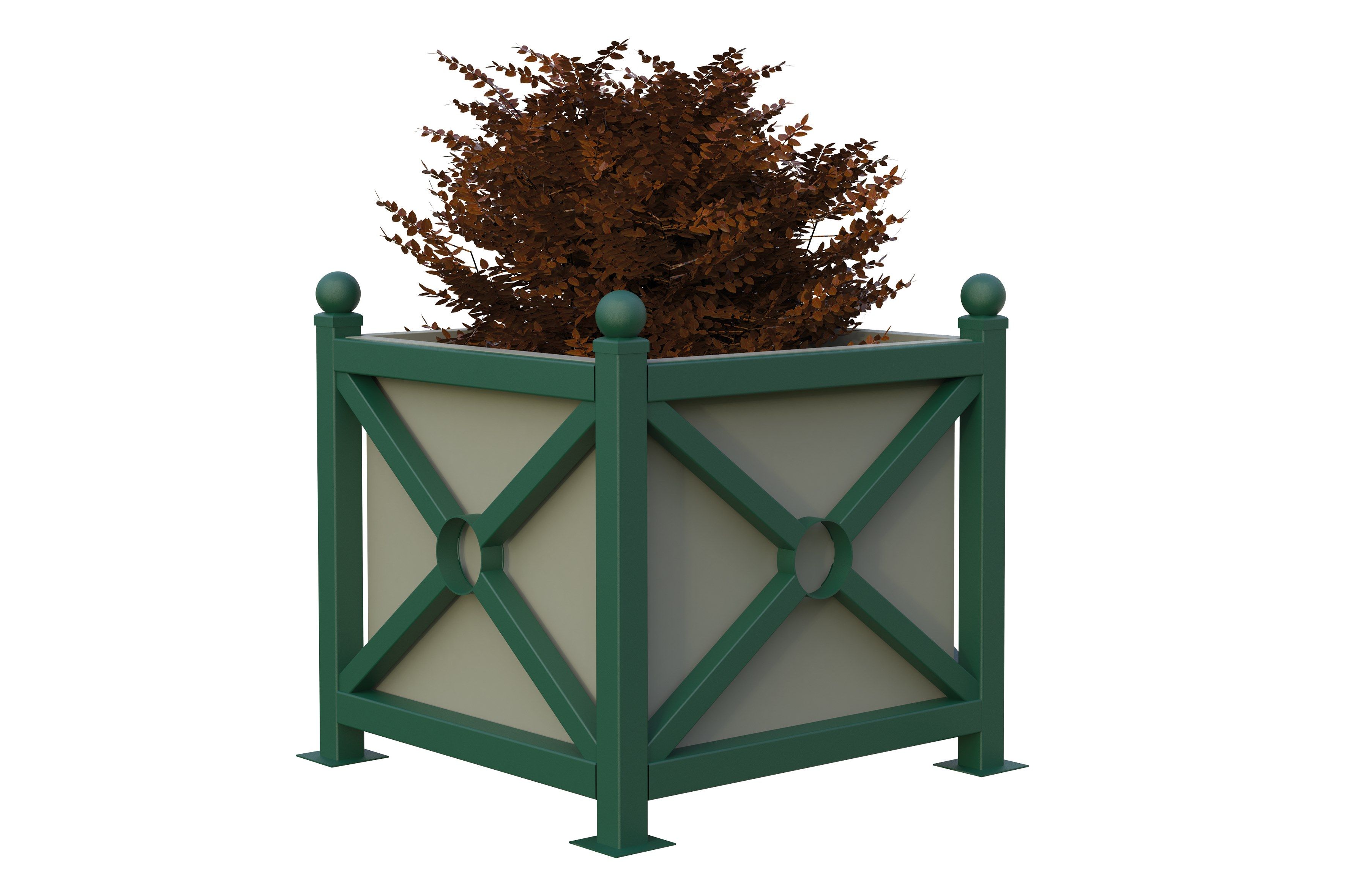 Стальная плантатор Lazzari QUADRA ARCH-00016673 - Вид №1