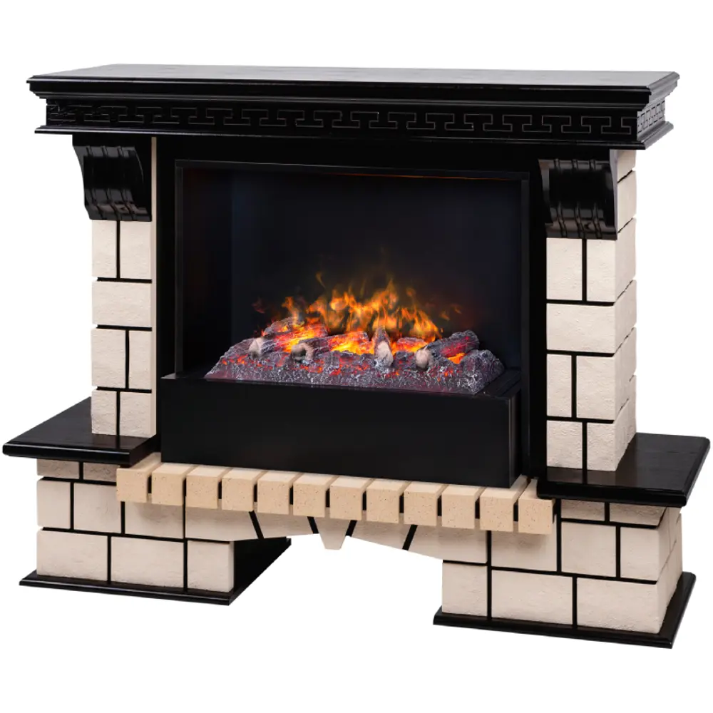 Каминокомплект Realflame Stone 26 AO с очагом Cassette 630 750Вт античный дуб