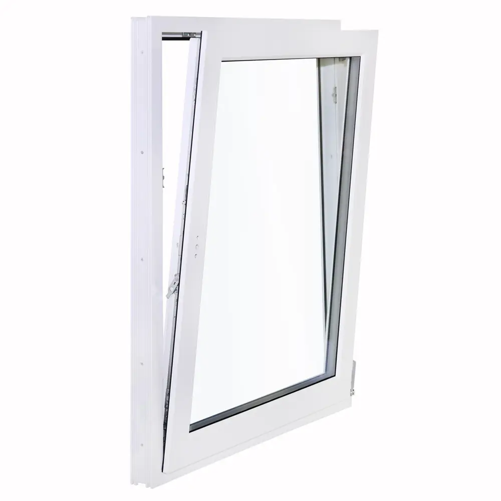 Окно ПВХ VEKA одностворчатое белое с темным дубом 1170x800 мм 84506469 STLM-0050800 - Вид №4