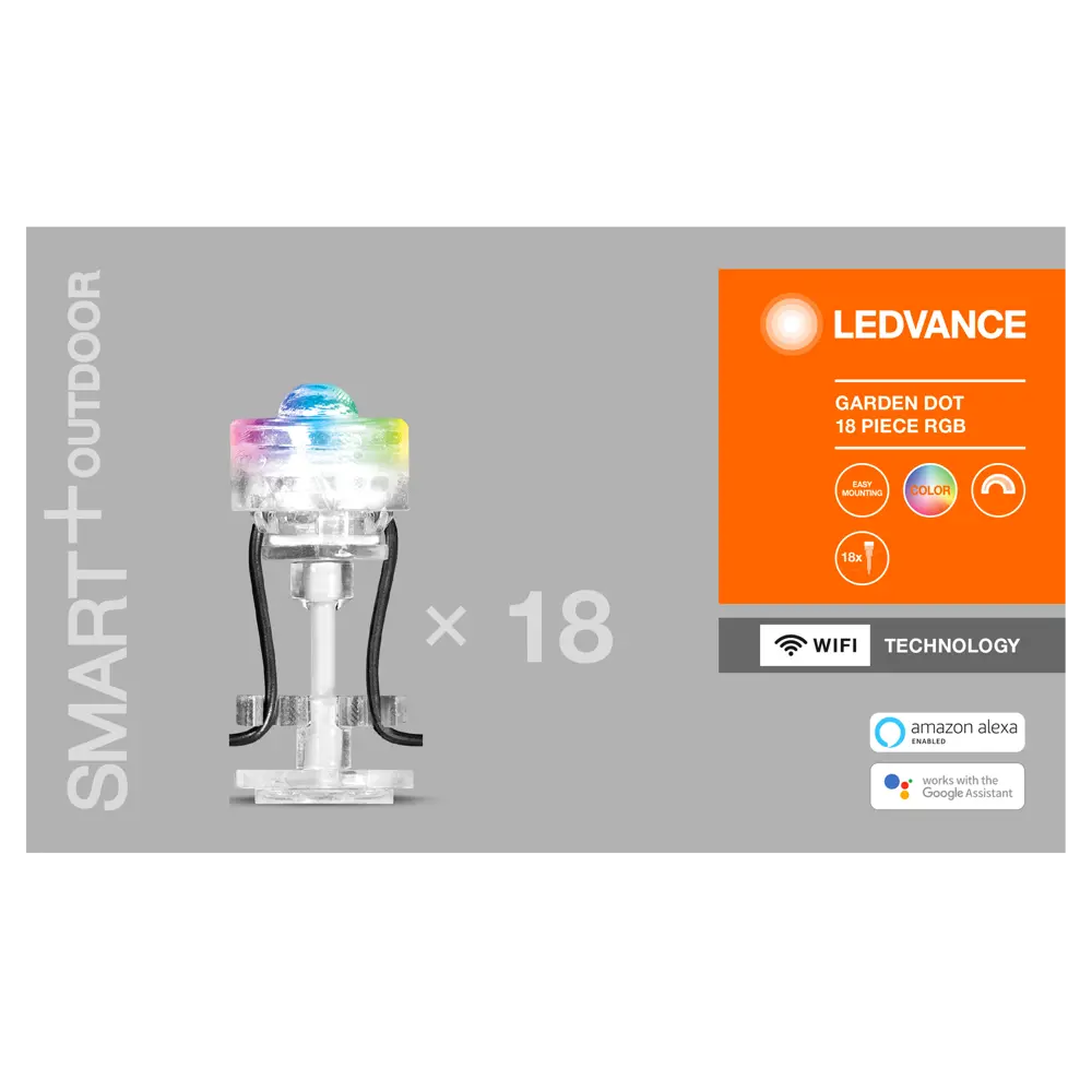 Садовый светильник ночник 18P RGB 4 Вт 680 Лм IP65 LEDVANCE STLM-2107378 - Вид №3