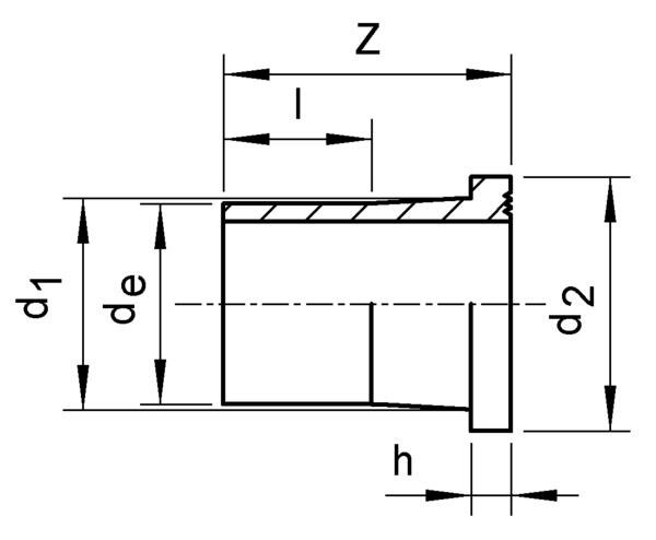 SANIT 03104000000 Заглушка конец, PE 100, SDR 11, длинный  - Вид №1