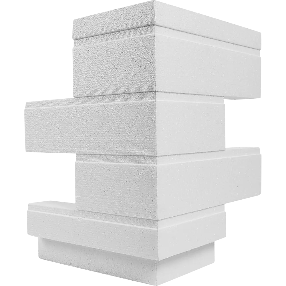 Термопанель внутренний угол Мосстрой-31 Brick Stone коричневый 31x31x41x5 см STLM-2187124 - Вид №4