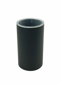 HS10AP(23) Stil Haus Hashi, настольный металлический стакан, цвет чёрный матовый