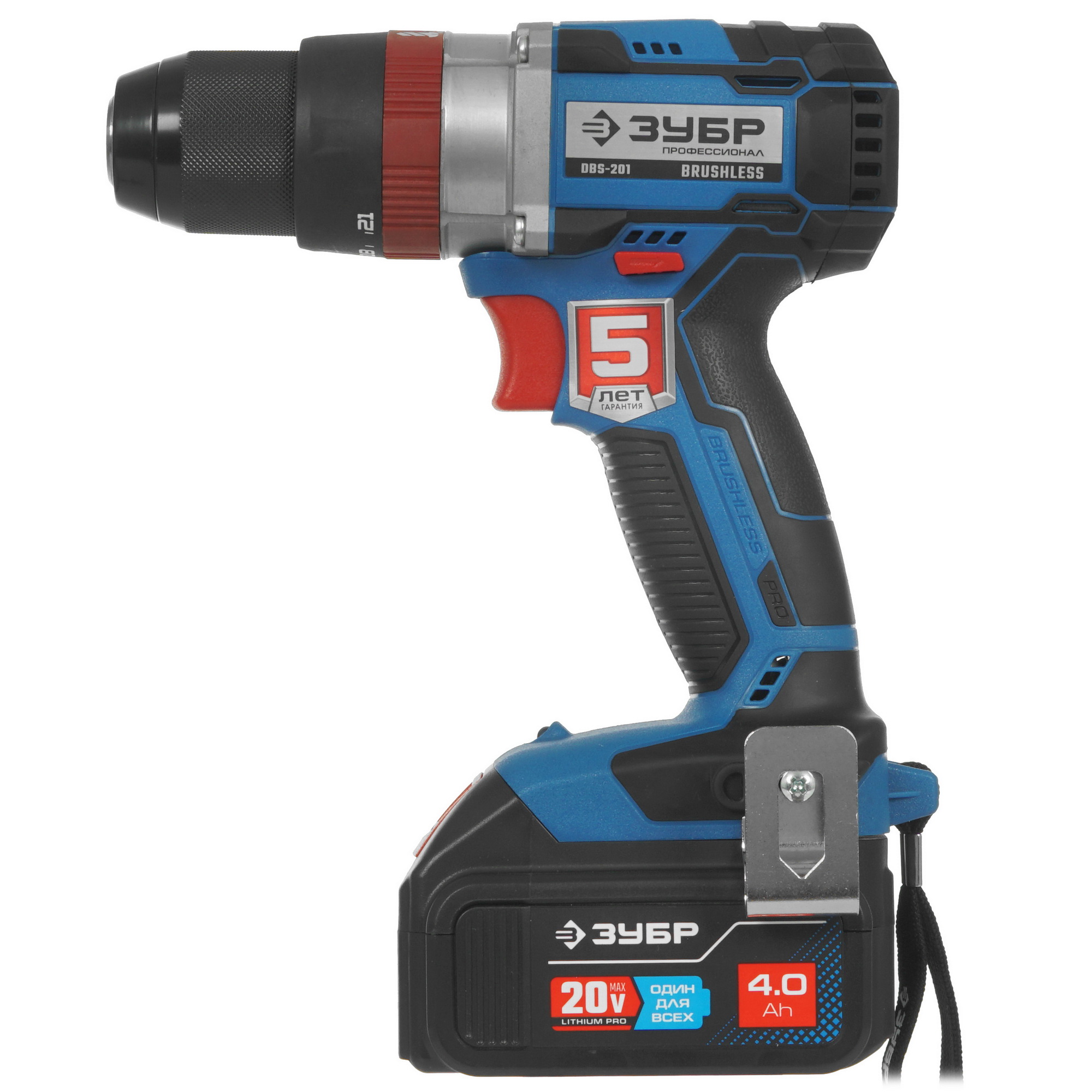 Дрель-шуруповерт Зубр DBS-201-42 BL 20V MAX PRO 5370928 STDN-0043930