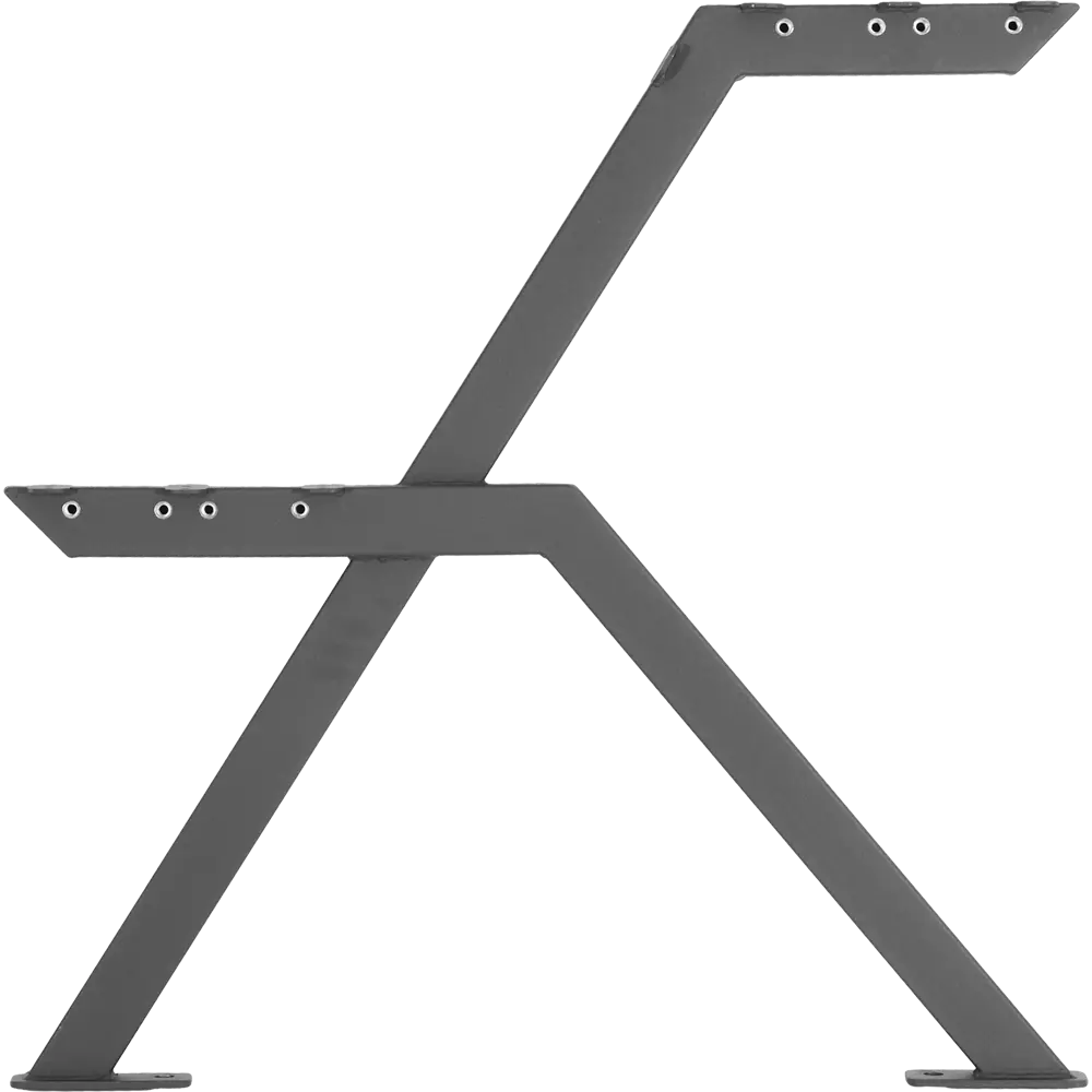 Скамейка - стол Domino 150х78,7х81 см дерево/металл коричневая/черная Santreyd STLM-2103899 - Вид №7