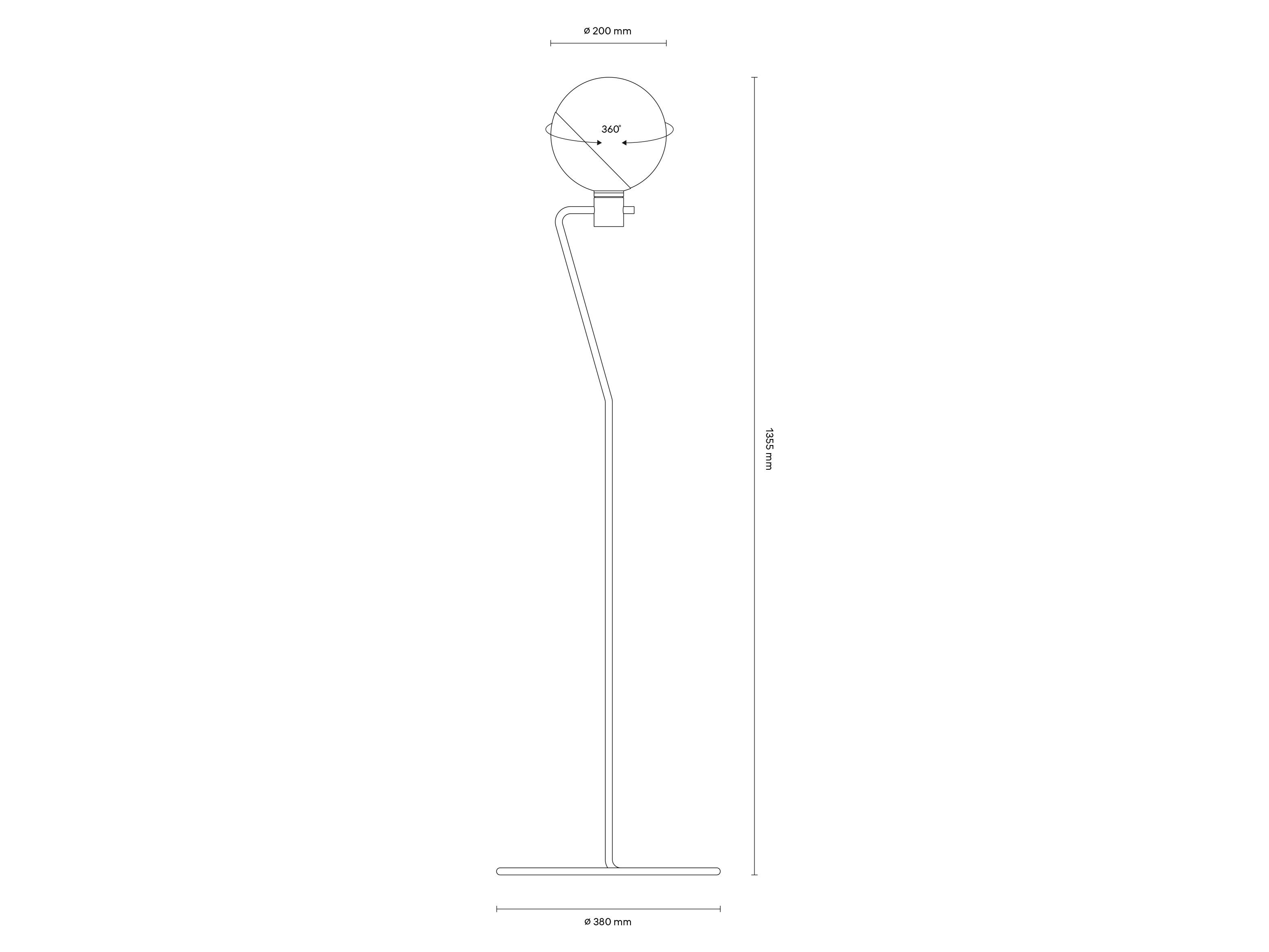 Напольная лампа из дутого стекла Grupa Baluna ARCH-00006776 - Вид №9