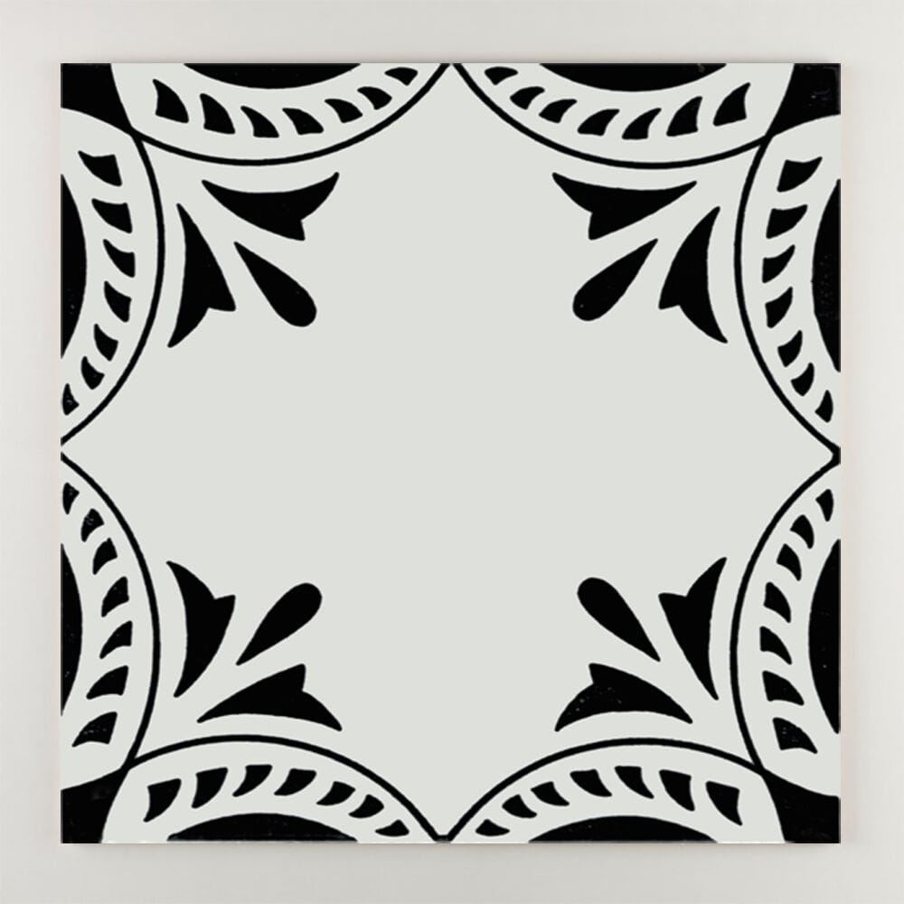 Пол / покрытие ручной работы La Riggiola черный и белый ARCH-00018655 - Вид №3