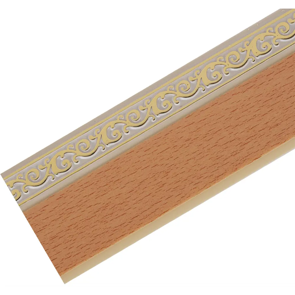 Бленда 1 м/п Флора 5 см пластик цвет ясный дуб DOMLEGRAND STLM-2154760