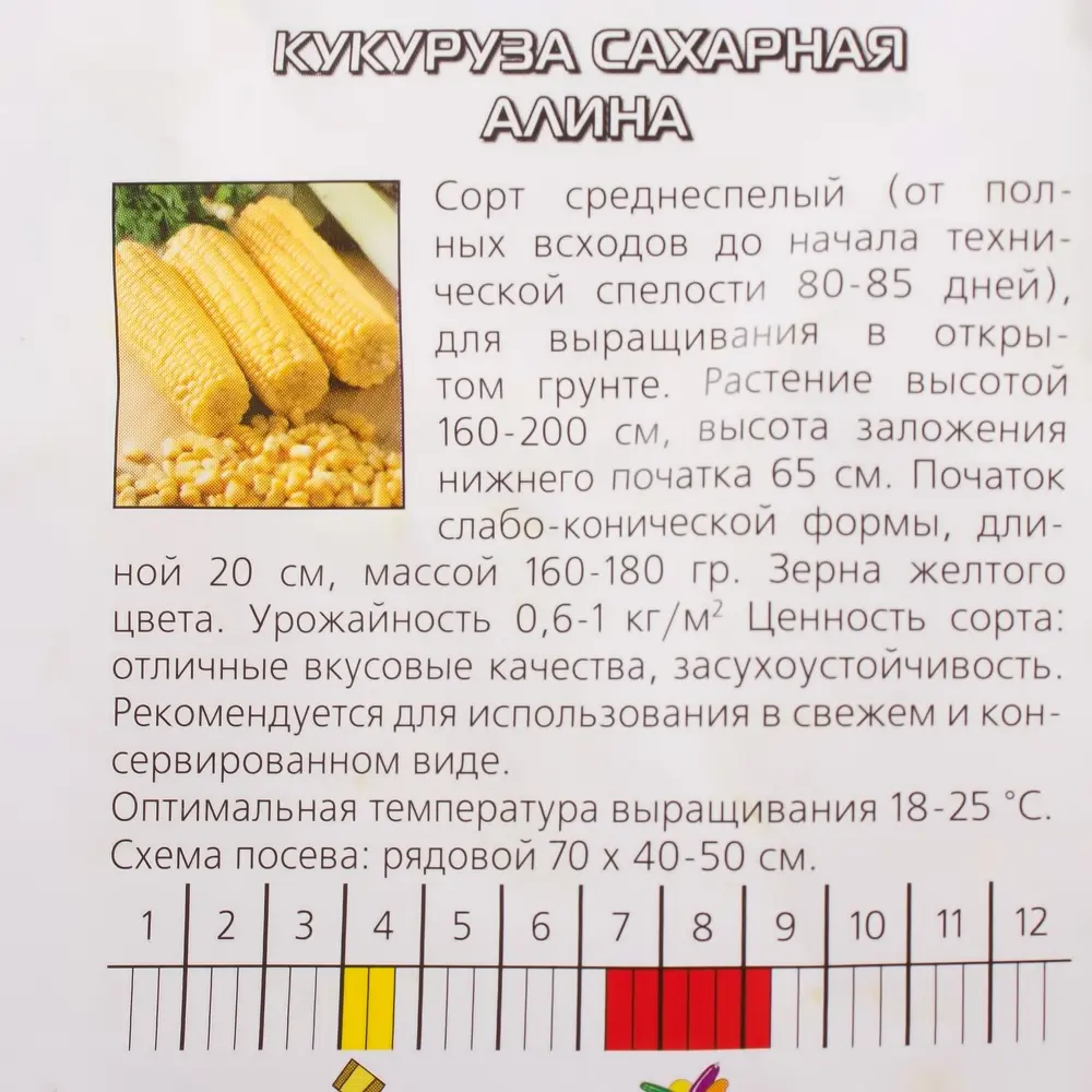 Семена Кукуруза сахарная «Алина» AGRONI STLM-2091028 - Вид №2