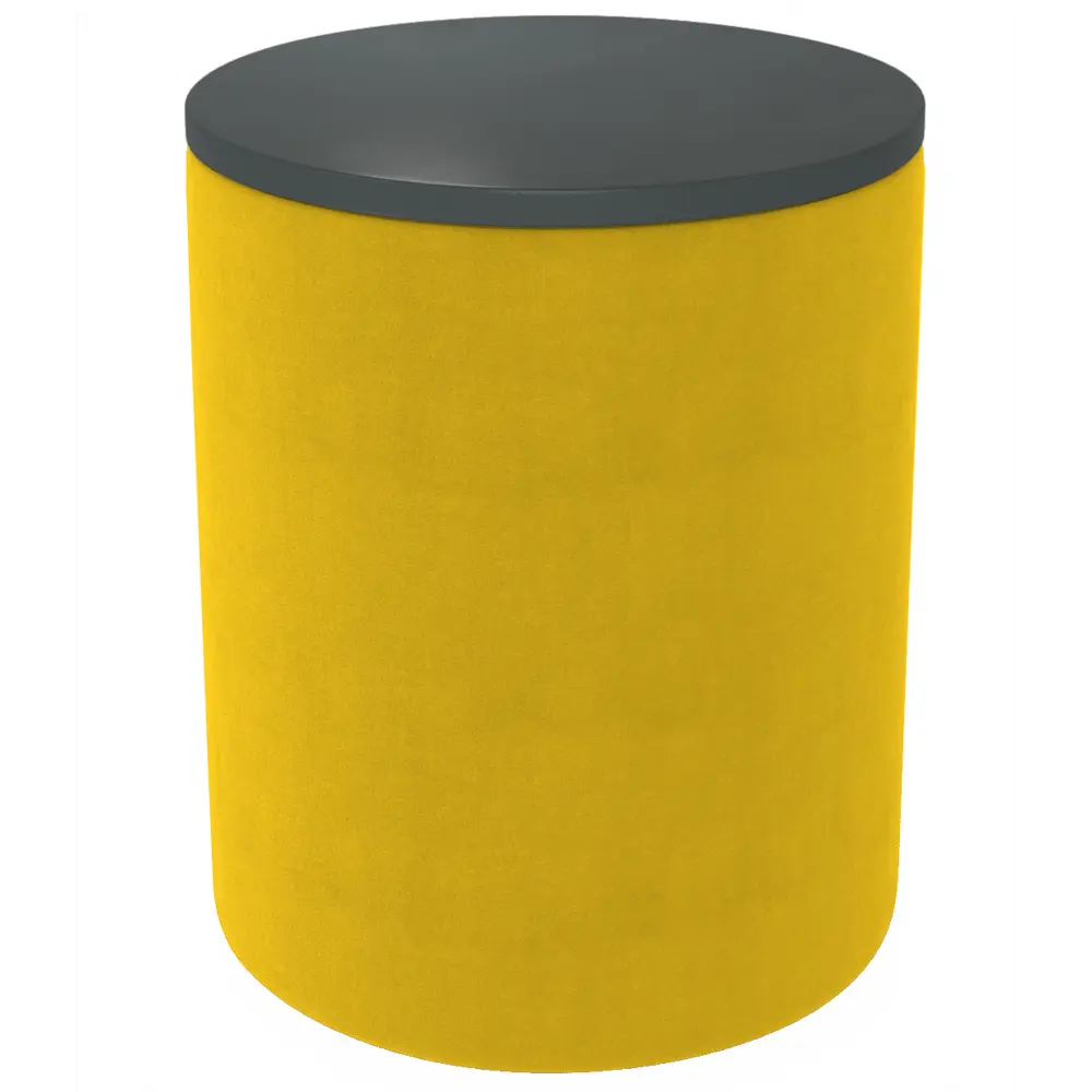 Пуф Seasons Ненси 35x35x41 см полиэстер цвет желтый STLM-2125259