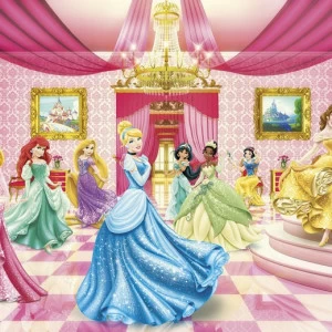 8-476-Princess-Ballroom Фотообои Komar Disney 2.54х3.68 м