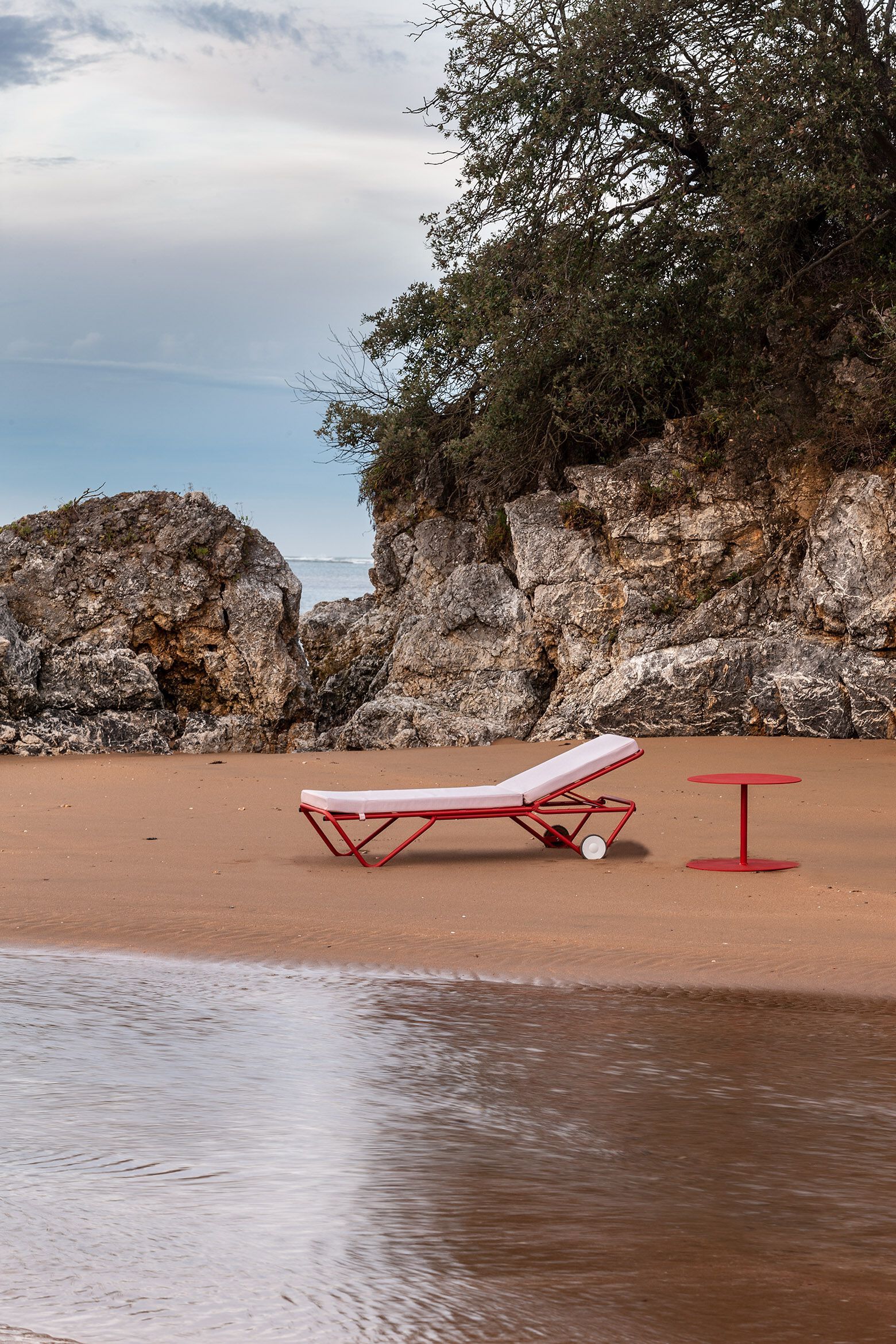 Алюминиевая откидная Садовая кровать с колесами iSimar Barceloneta ARCH-00086631 - Вид №10