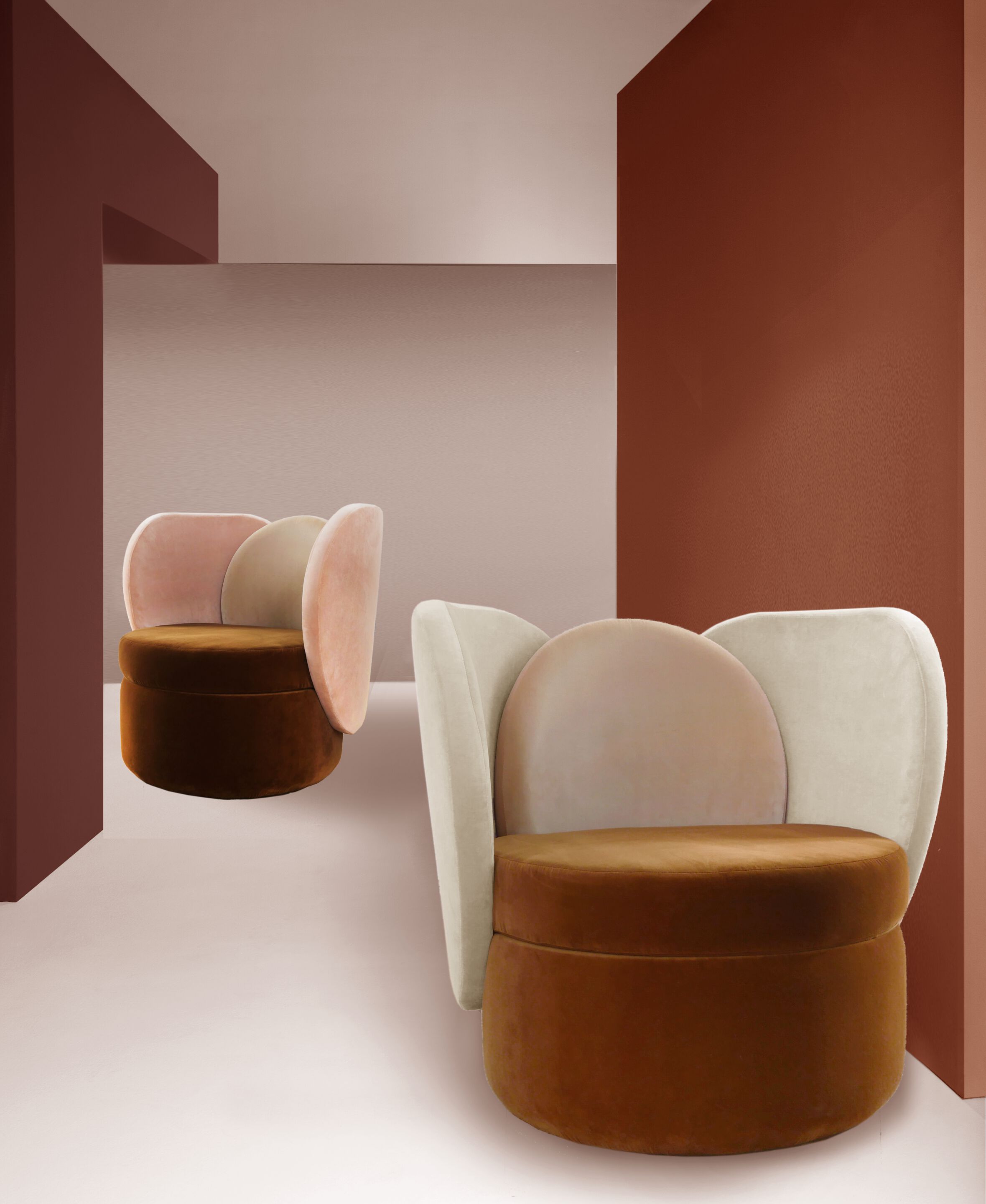 Бархатное кресло DOVAIN STUDIO DEBI ARCH-00139921 - Вид №12