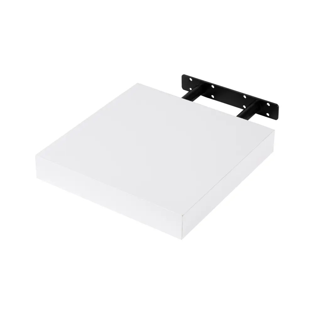 Настенная полка KONSENSA 23x23.5 см со скрытым креплением МДФ цвет белый STLM-2080413 - Вид №4