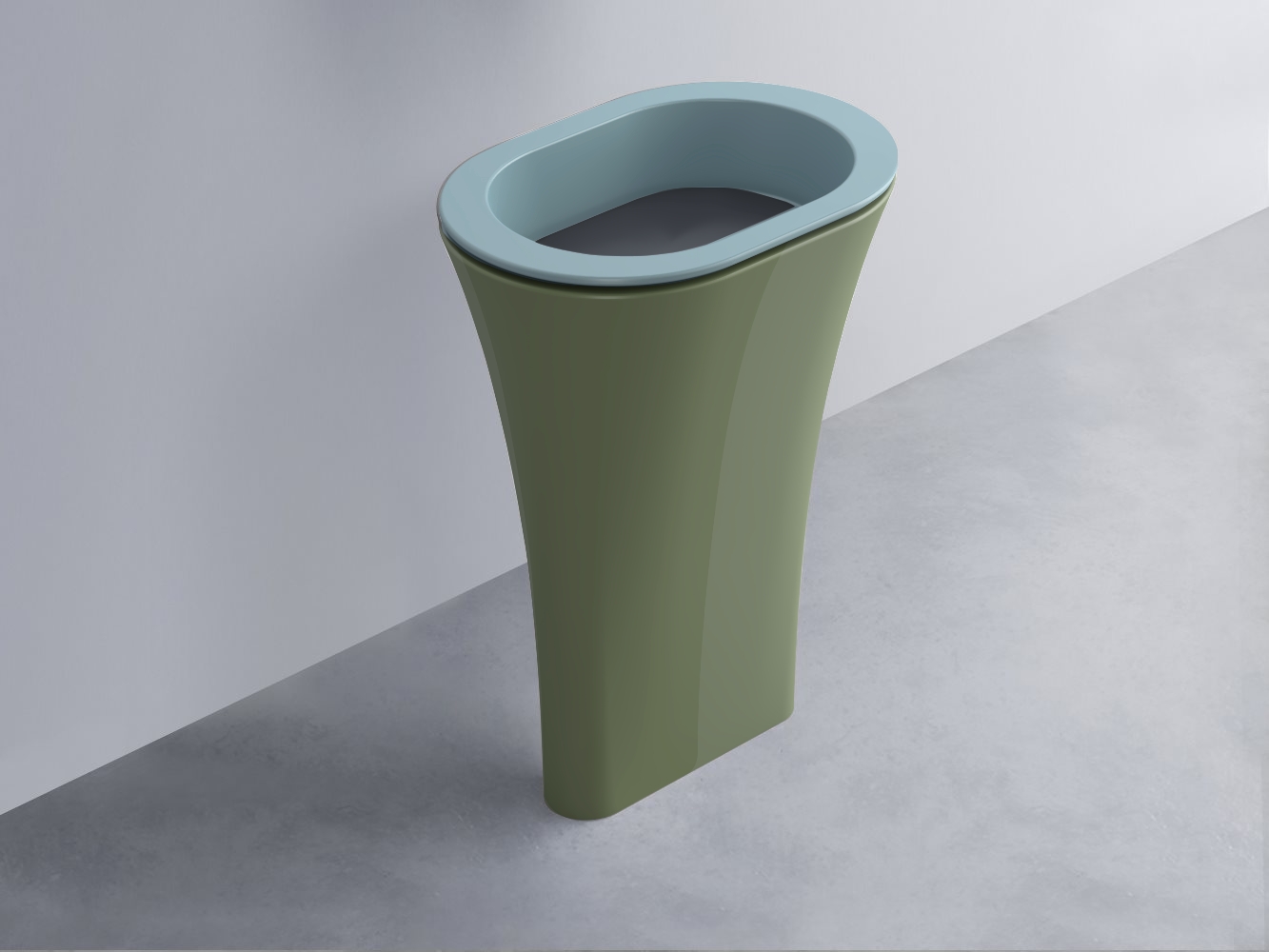 AMLA65-PL+AMPILO-BA+AMCOLO-AG Раковина Amedeo Ovale отдельностоящая cielo Enjoy + Amedeo Ceramica Cielo